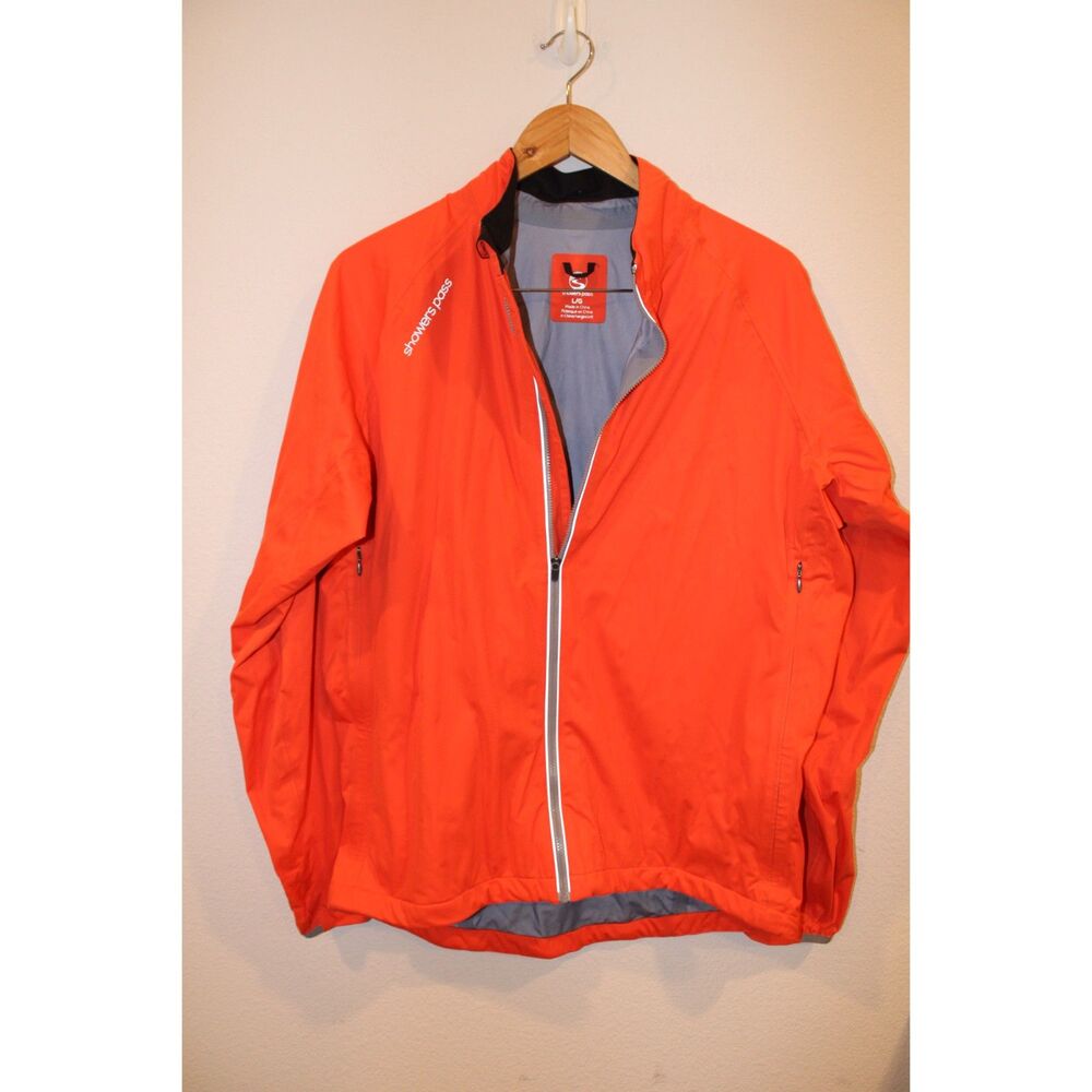 Showers Pass Cloudburst Jacket orange size large packable